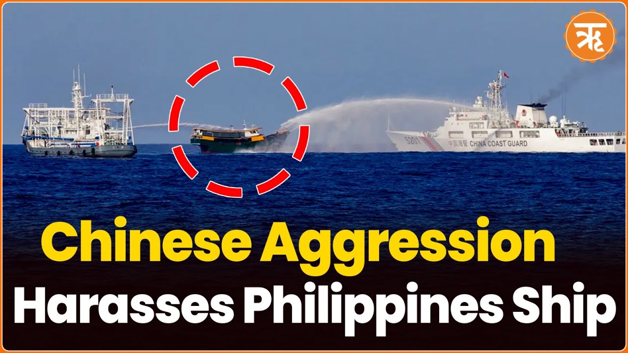 SouthChinaSea Chinese Coast Guard Fires Water Cannons at Philippine Vessels in Latest Flareup