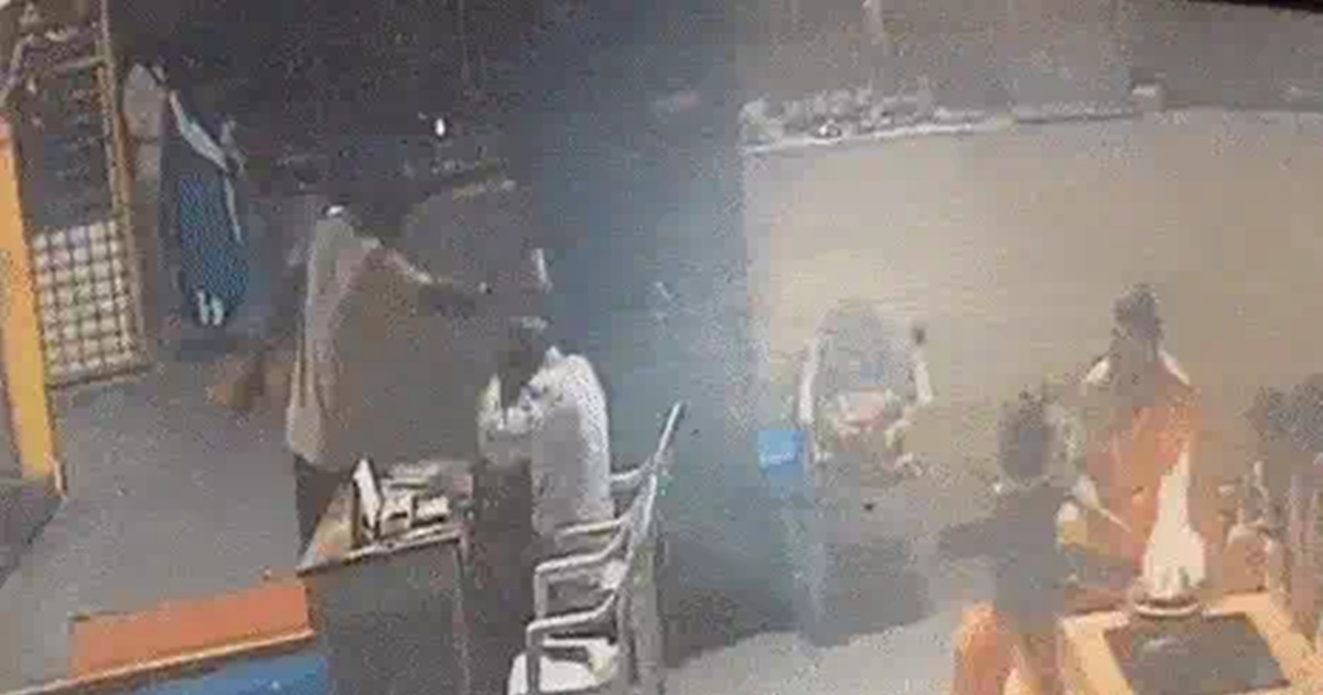 Temple Accountant Attacked with Chemical Powder, CCTV Footage Surfaces