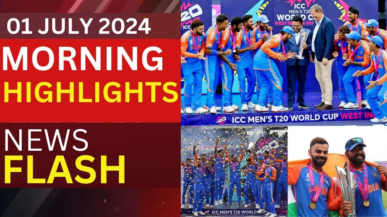 Headlines Today | BCCI Awards Rs 125 Crore to T20 World Cup Champions | Team India to Meet PM Modi