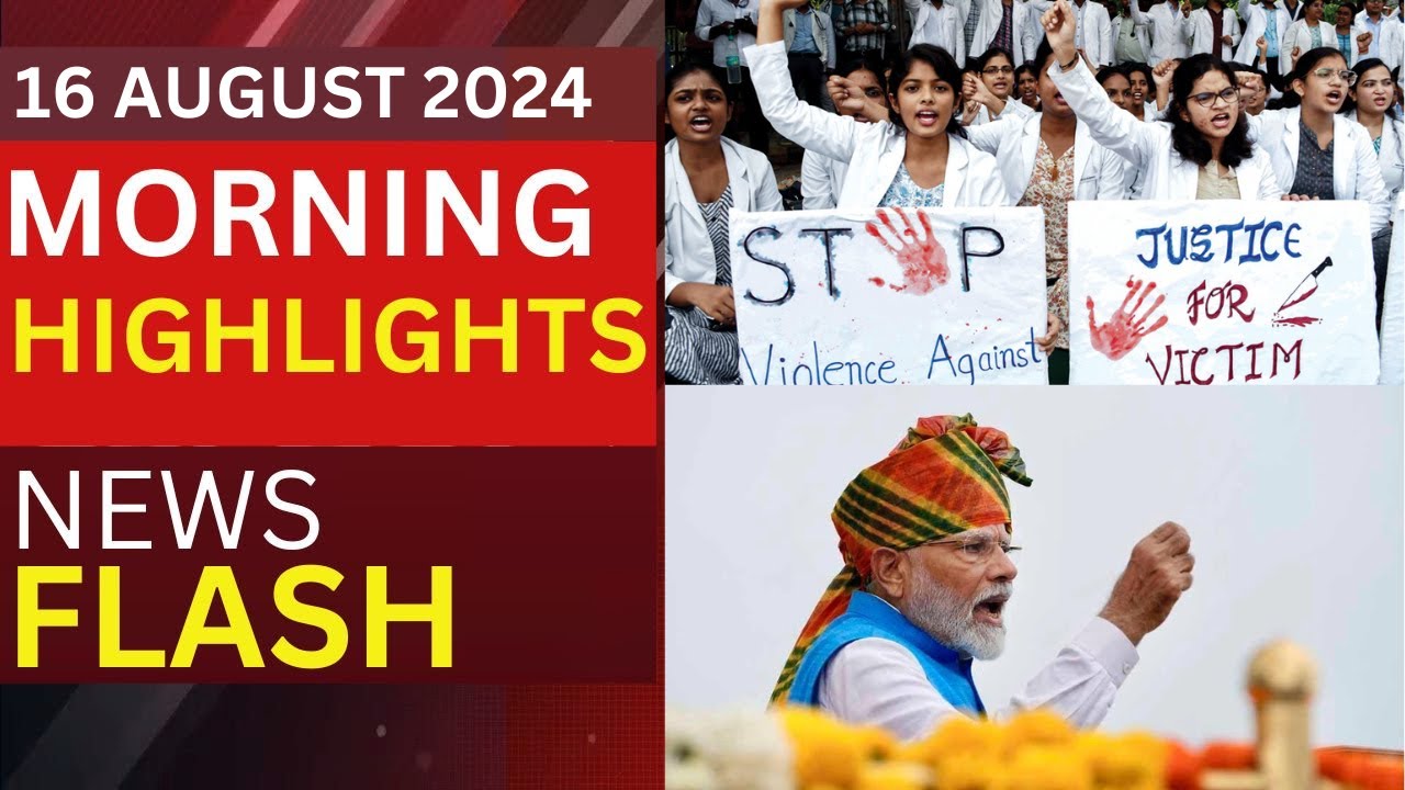 Headlines: Kolkata Protests Over Doctor’s Death Turn-Violent; Police Use Tear-Gas, PM Modi Backs UCC