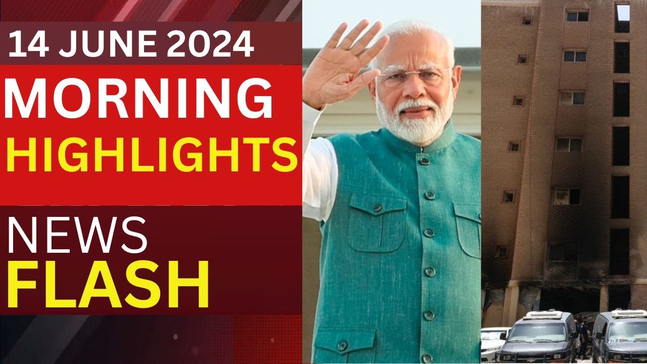 Headlines of the Day| PM Modi Arrives in Italy for G7 Summit | Fire in Kuwait Claims Nearly 50 Lives