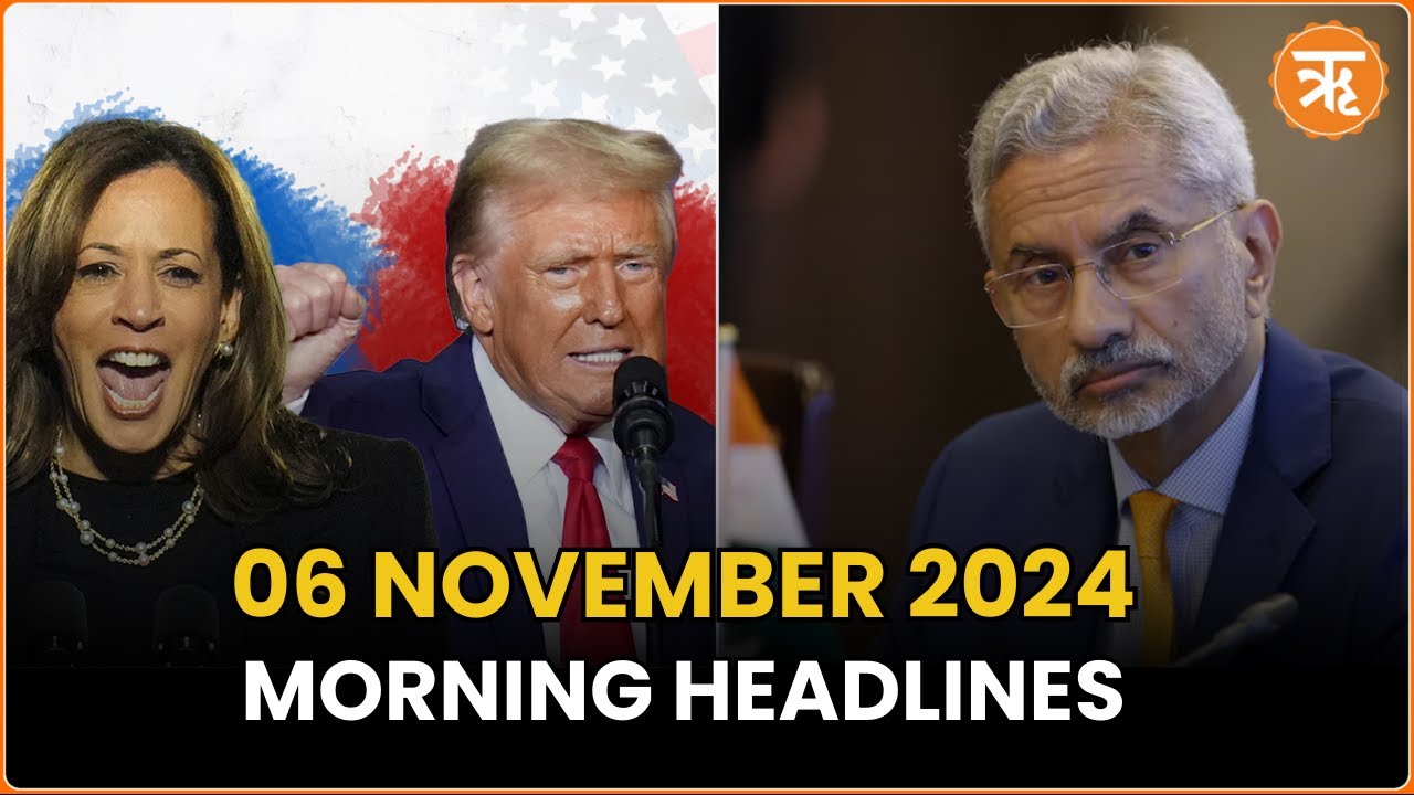 News Flash: US Election Update, Jaishankar on Brampton Temple Attack, SC Backs UP Madrasa Act & More