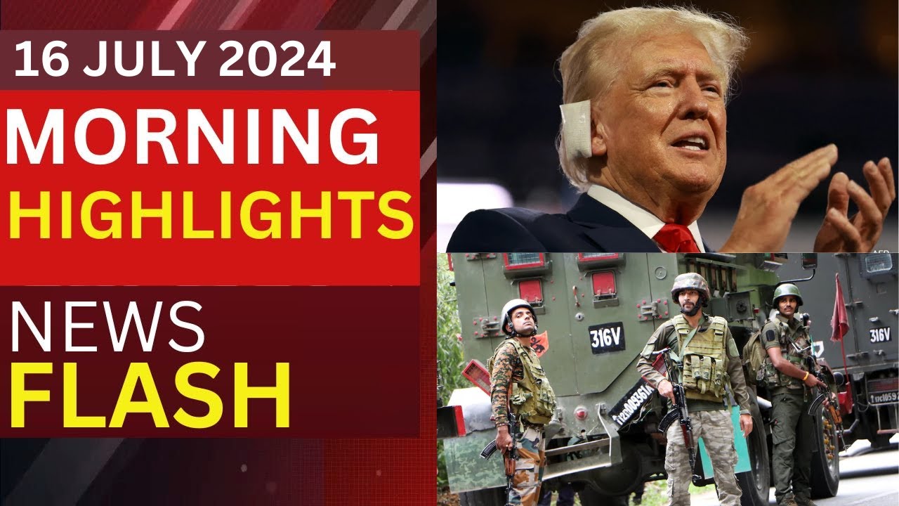 Headlines of the Day | Trump Names JD Vance as Running Mate | Soldiers Martyred in Doda Encounter