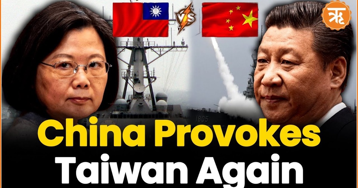 China Aggression In Taiwan continues | Taipei Spots Dozens Of Chinese Warplanes, Naval Vessels